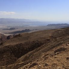 מבט ראשון של אילת וים האדום כשבאים מהצפון