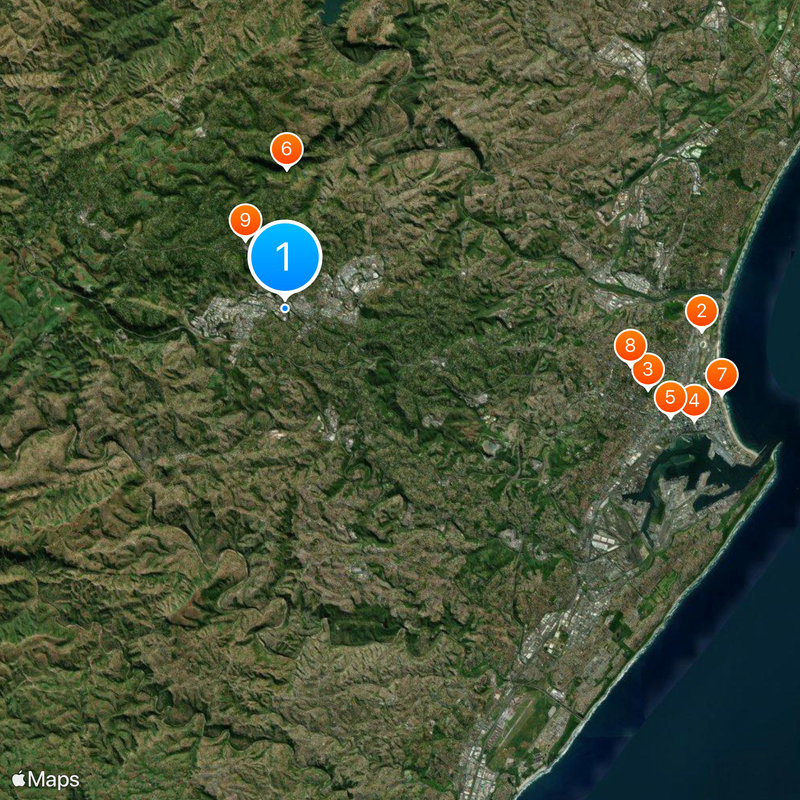 Pinetown Map