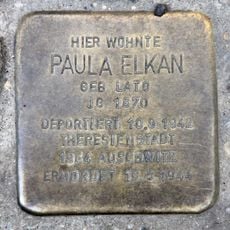 Stolperstein en memoria de Paula Elkan