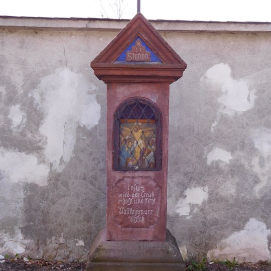 12th station of the cross in Hostinné