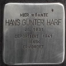 Stolperstein en memoria de Hans Günter Harf