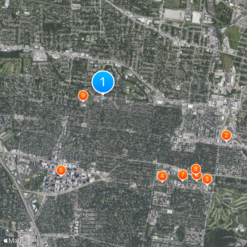 University City Mapa