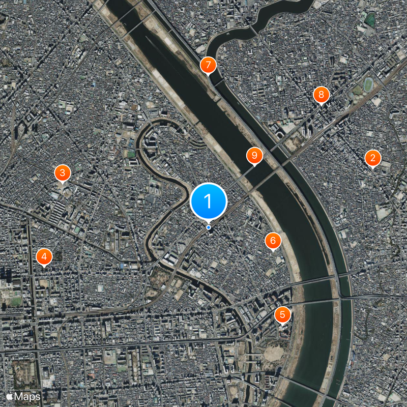 Hirai Station Map