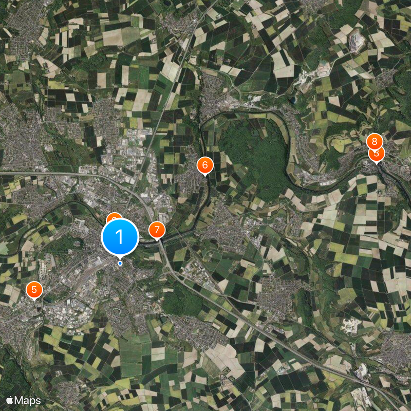 Limburg an der Lahn Mapa