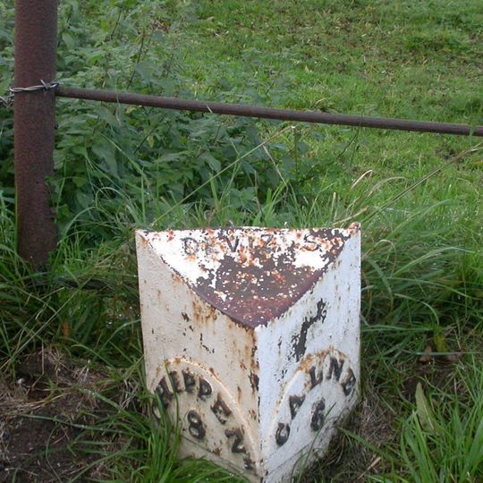 Milestone At St 9779 6285 North West Of Bridge By Rowde Petrol Filling Station