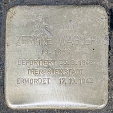 Stolperstein à la mémoire de Zerline Wagner