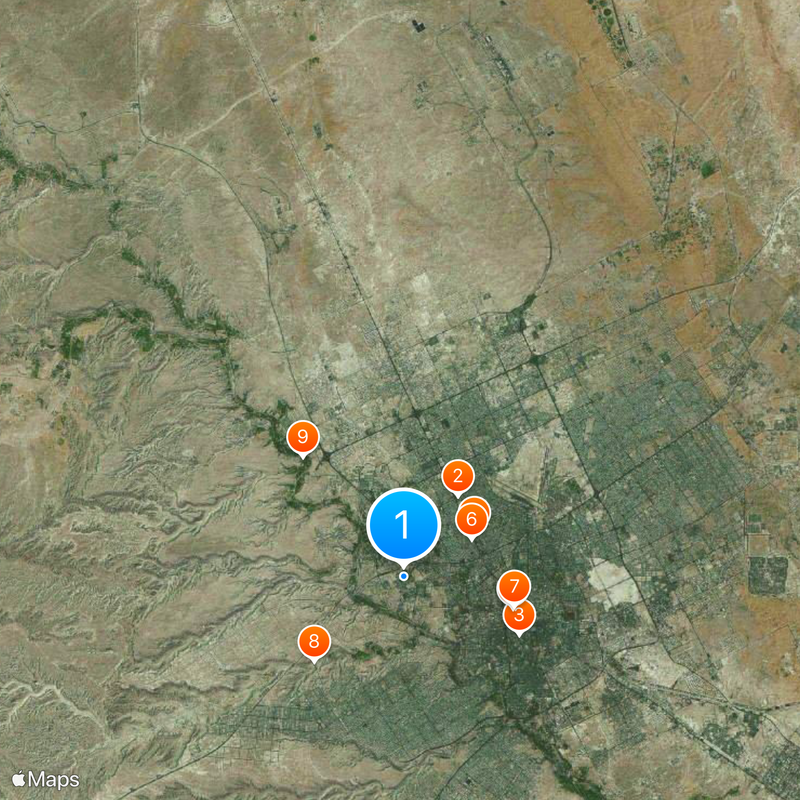 Palazzo al-Yamama Mappa