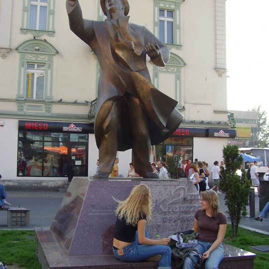 Jan Kiepura monument in Sosnowiec