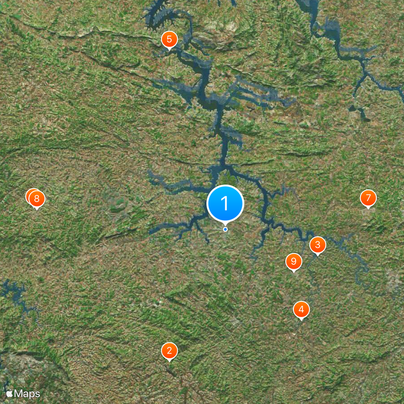 Alfenas Map
