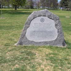 Rotary International monument in Lidice
