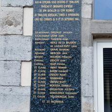 Commemorative plaque