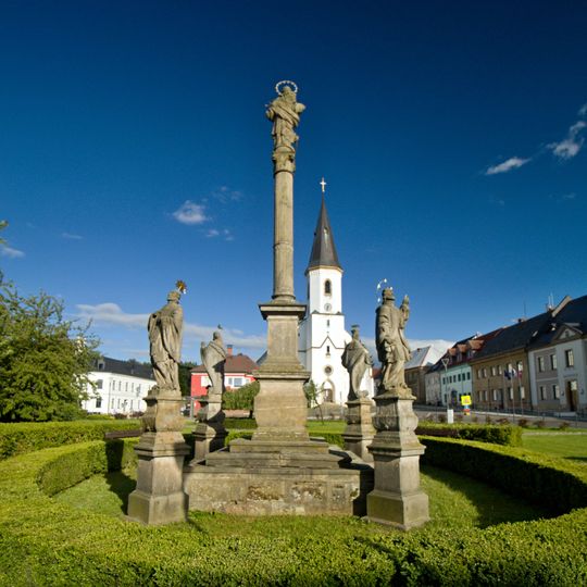 Maria column in Osečná