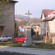 Kříž na rohu ulic Vilémovská a Kaštanová v Dolní Poustevně