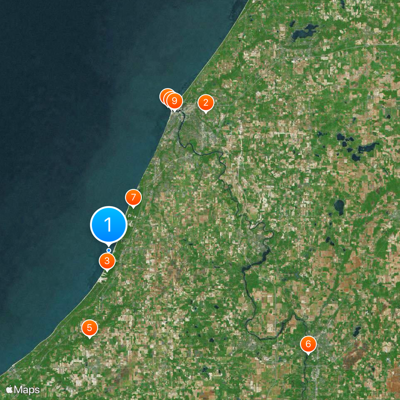 Contea di Berrien Mappa