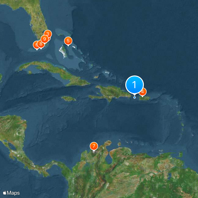 Antilles Map