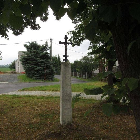 Kříž ve Spáleném Poříčí v Zámecké ulici
