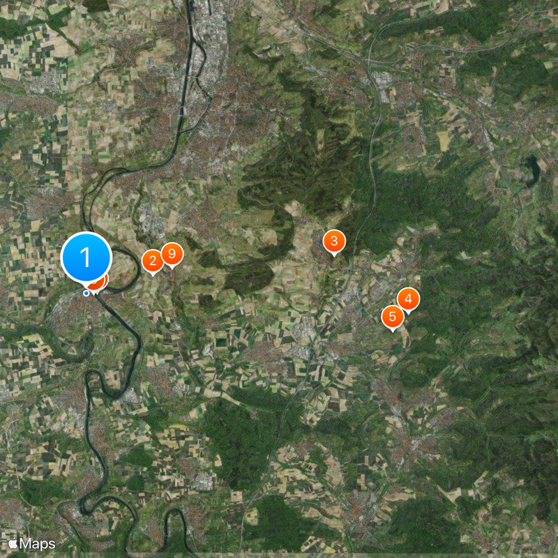 Lauffen am Neckar Map