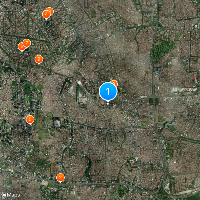 SMA Negeri 8 Jakarta Map