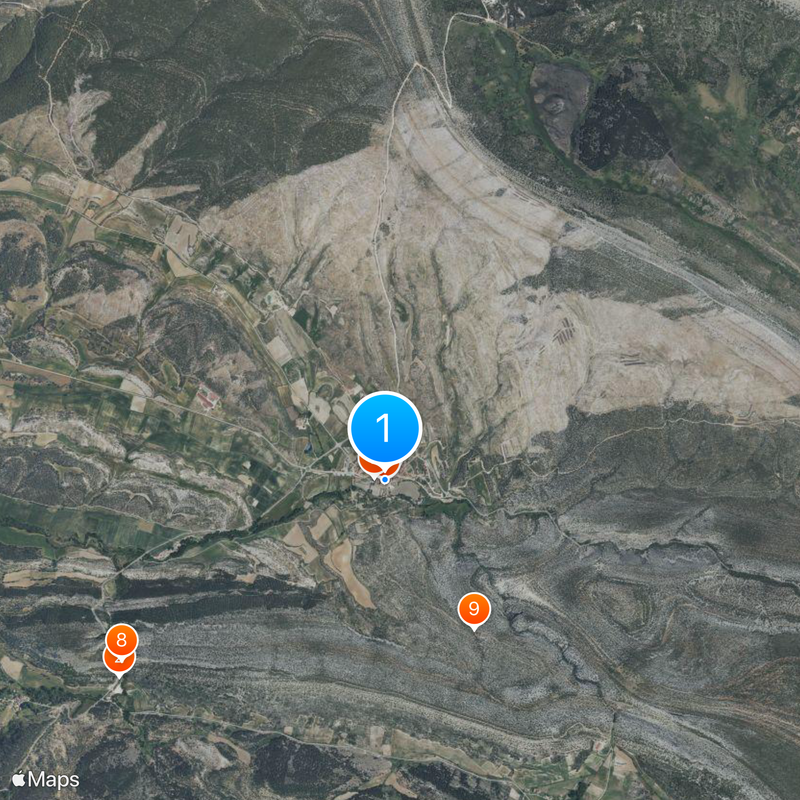 Opactwo św. Dominika z Silos Mapa