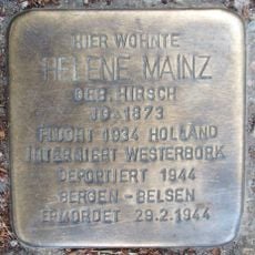 Stolperstein dedicated to Helene Mainz