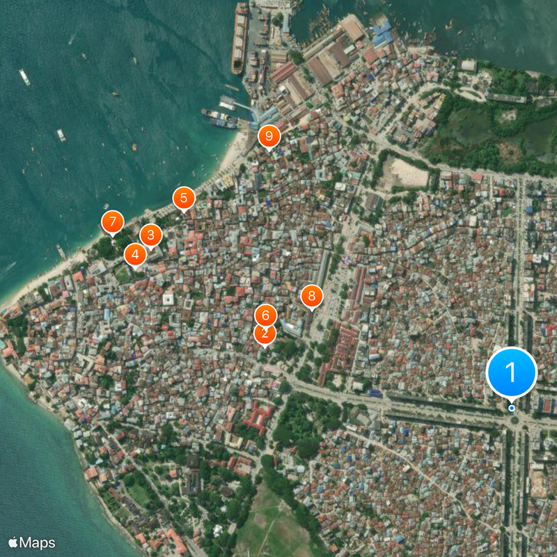 Stone Town Map