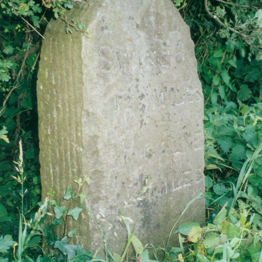 Milestone About 200 Metres North Of Hilmarton Bridge