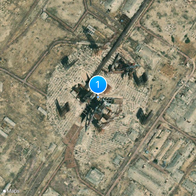 Baikonur Cosmodrome Map