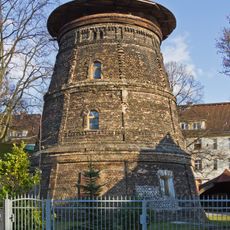 Holländische Mühle mit Motorhaus und Verbindungskanal