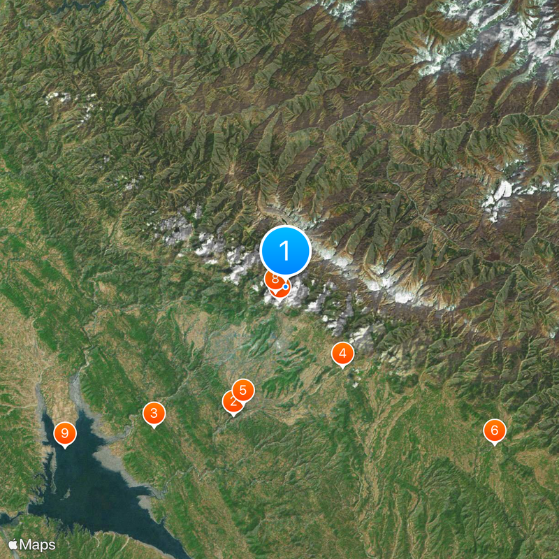 Triund Map