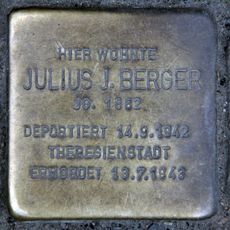 Stolperstein à la mémoire de Julius Berger
