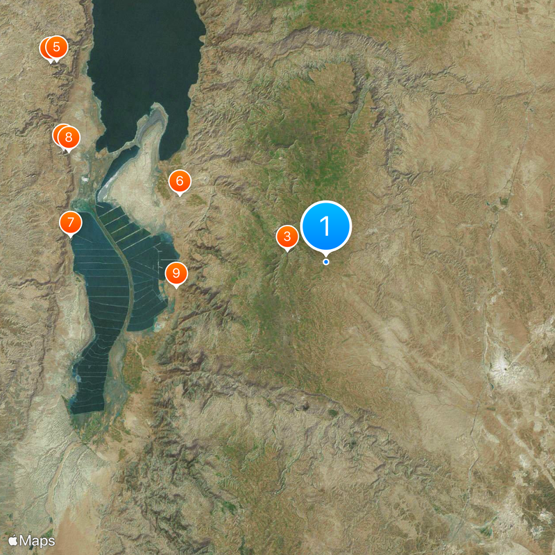 Governatorato di al-Karak Mappa