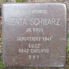 Stolperstein dedicated to Senta Schwarz