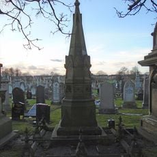 Agnes And John Rowe Obelisk At Toxteth Park Cemetery