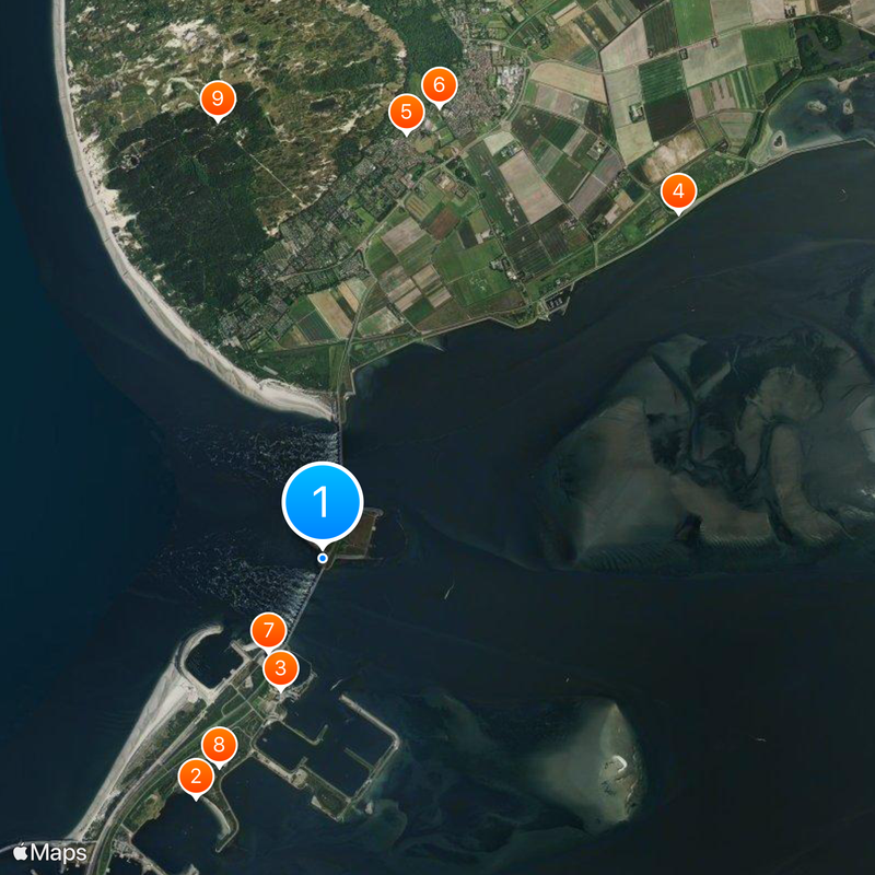 Delta Works Map
