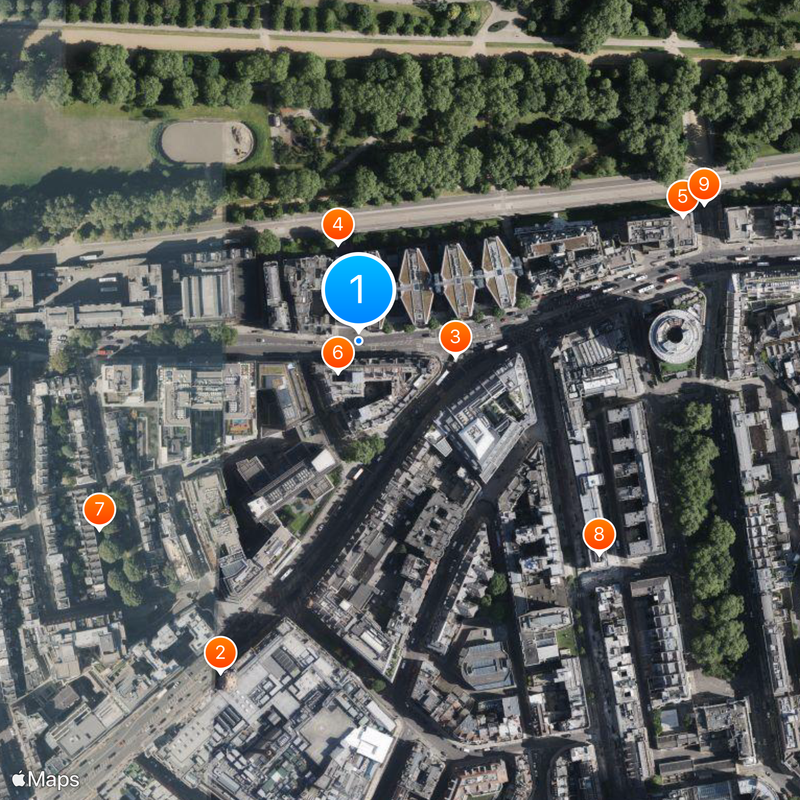 Knightsbridge Map