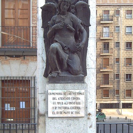 Monument to victims of the attack against Alfonso XIII