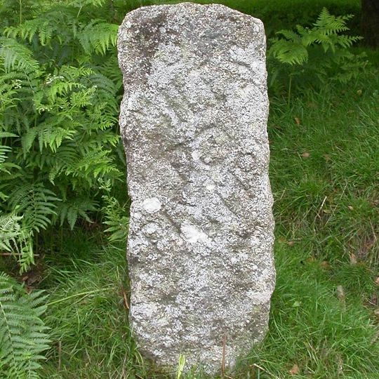 Milestone, near Pennycomequick; 400m S of Moorshop