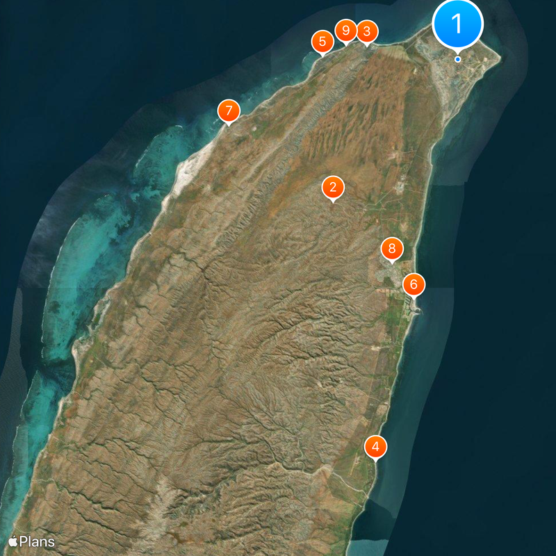 Naval Communication Station Harold E. Holt Map