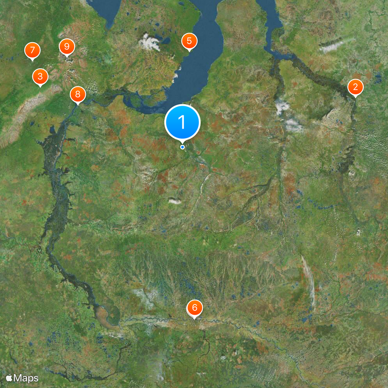 Nadym Map