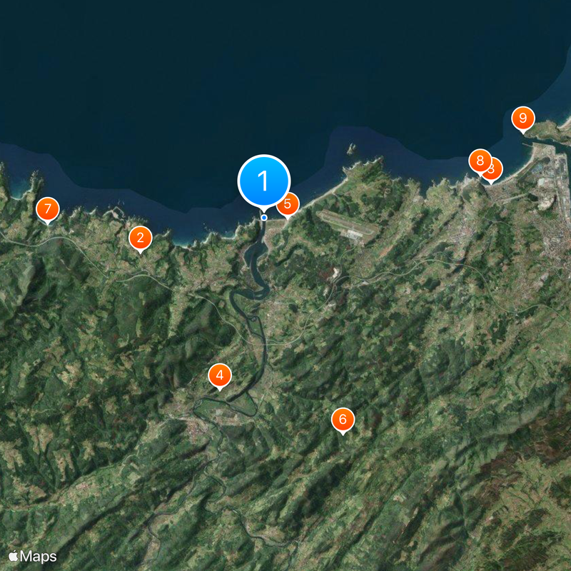 Nalón Map