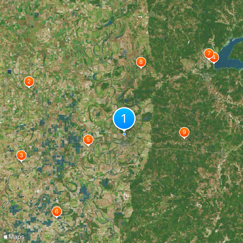 Yazoo Map