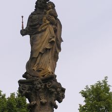 Sloup se sochou Panny Marie