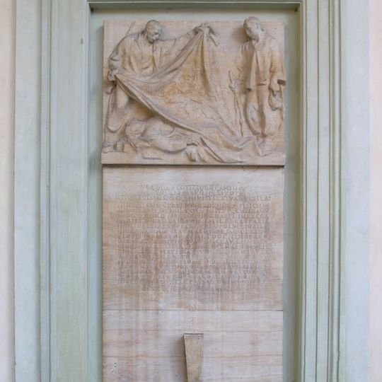 Pomník obětem 2. světové války ve vstupu Ústavu šlechtičen na Pražském hradu