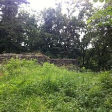 Burghalde, medieval refuge castle ruin