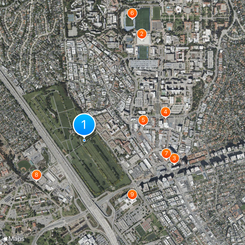 Los Angeles Westside Mapa