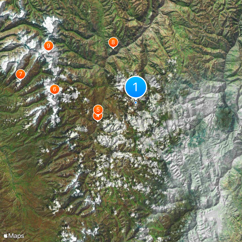 Antamina mine Map
