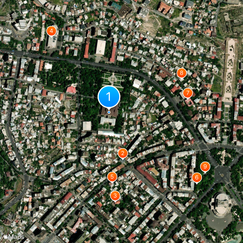 National Assembly of Armenia Map