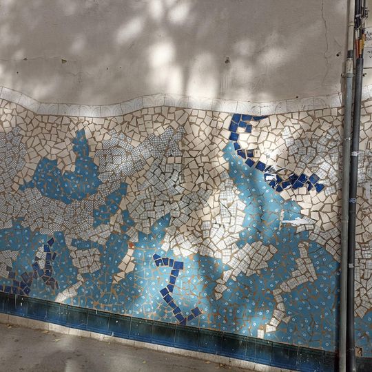 Baldosa, obra de arte