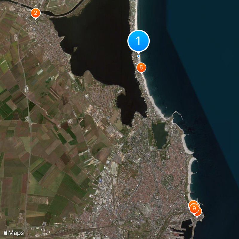 Mamaia Map