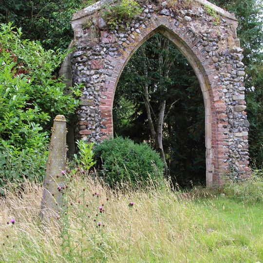 Arch Circa 9 Metres South West Of Nave Of Mannington Church